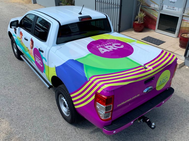 Vehicle wrap dual cab ute