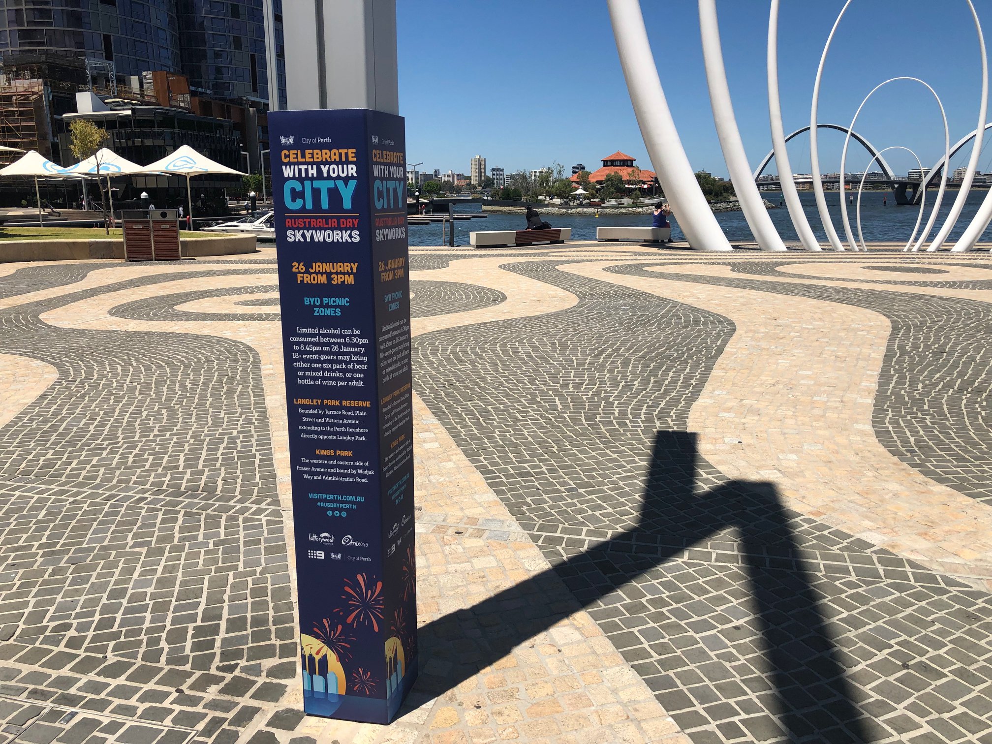 high impact event promotional corflute sign