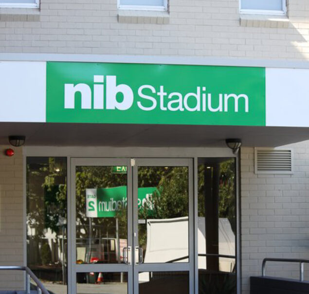 NIB stadium signage to entice the fans