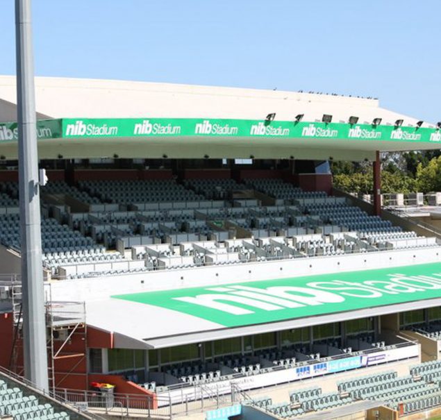 NIB stadium signage to entice the fans